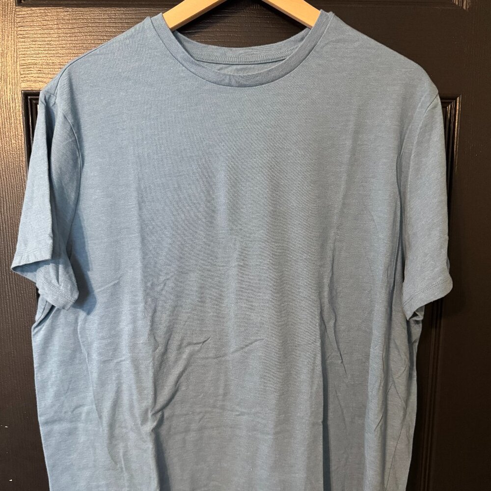 Goodfellow Mens' Basic Tshirt Medium Blue Extra Large